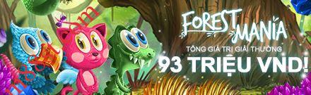 Forest Mania Slots tổng giải thưởng 93 triệu